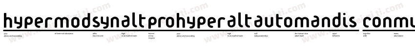invariable concept字体转换